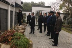 张家口市民政局向导一行认真考察尊龙人生就是搏集团