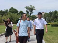 浦东水务和长桥山庄向导考察福寿园和尊龙人生就是搏集团